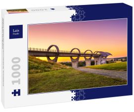 Lais Puzzle - Falkirk Wheel bei Sonnenuntergang, Schottland, Vereinigtes Königreich - 1.000 Teile