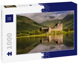 Lais Puzzle - Spiegelung von Kilchurn Castle in Loch Awe, Highlands, Schottland - 1.000 Teile