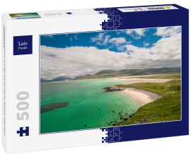 Lais Puzzle - Seilebost Beach auf der Isle of Harris, Äußere Hebriden, Schottland - 500 Teile