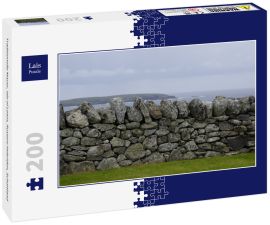Lais Puzzle - Traditionelle Mauer, Isle of Lewis, Äussere Hebriden, Schottland - 200 Teile