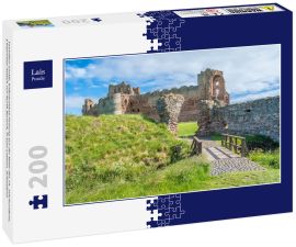 Lais Puzzle - Tantallon Castle, halbzerstörte Festung aus der Mitte des 14. Jahrhunderts, 5 Kilometer östlich von North Berwick, in East Lothian, Schottland - 200 Teile