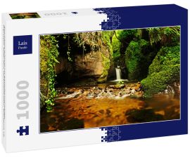 Lais Puzzle - Eine schöne Schlucht mit Wasserfall und üppiger Vegetation. Dollar Glen, Clackmannanshire, Schottland, UK - 1.000 Teile