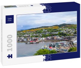 Lais Puzzle - Stadtpanorama von Oban, Schottland - 1.000 Teile
