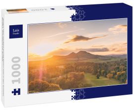 Lais Puzzle - Scott's View mit Blick auf die Eildon Hills in den Scottish Borders. Schottland UK, Europa - 1.000 Teile