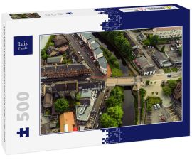 Lais Puzzle - Low-Level-Luftbild des Forth and Clyde Canal in der Stadt Kirkintilloch in Schottland - 500 Teile