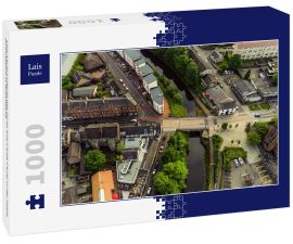 Lais Puzzle - Low-Level-Luftbild des Forth and Clyde Canal in der Stadt Kirkintilloch in Schottland - 1.000 Teile