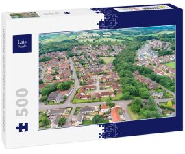 Lais Puzzle - Luftbild über dem Dorf Milton of Campsie, Schottland - 500 Teile