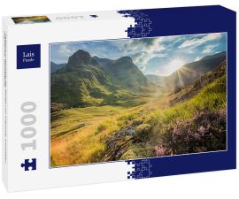 Lais Puzzle - Talblick unterhalb der Berge von Glencoe, Lochaber, HIghlands, Schottland - 1.000 Teile
