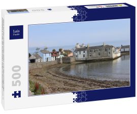 Lais Puzzle - Blick auf den malerischen Hafen und die umliegenden Gebäude auf der Isle of Whithorn in Dumfires und Galloway in Schottland. Einer der südlichsten Häfen in Schottland - 500 Teile