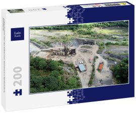 Lais Puzzle - Luftaufnahme über den Kilbarchan-Steinbruch in Renfrewshire, Schottland - 200 Teile