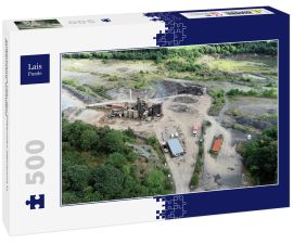 Lais Puzzle - Luftaufnahme über den Kilbarchan-Steinbruch in Renfrewshire, Schottland - 500 Teile