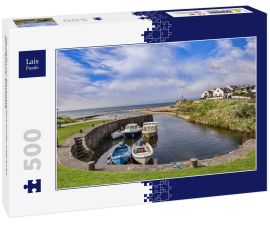 Lais Puzzle - Der Hafen von Blackwaterfoot auf der Insel Arran, Nord-Ayrshire, Schottland - 500 Teile
