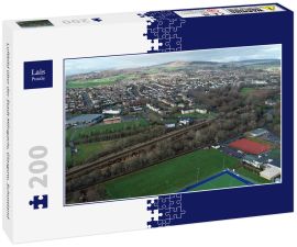 Lais Puzzle - Luftbild über der Stadt Milngavie, Glasgow, Schottland - 200 Teile