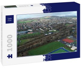 Lais Puzzle - Luftbild über der Stadt Milngavie, Glasgow, Schottland - 1.000 Teile