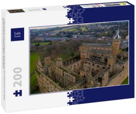 Lais Puzzle - Luftaufnahme von Linlithgow Castle Ruins, dem Geburtsort von Mary Queen of Scots in West Lothian, Schottland - 200 Teile