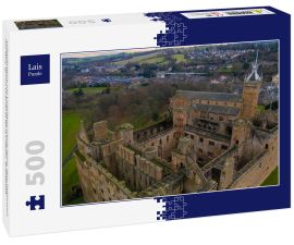 Lais Puzzle - Luftaufnahme von Linlithgow Castle Ruins, dem Geburtsort von Mary Queen of Scots in West Lothian, Schottland - 500 Teile