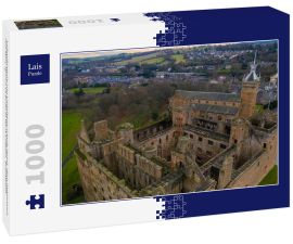 Lais Puzzle - Luftaufnahme von Linlithgow Castle Ruins, dem Geburtsort von Mary Queen of Scots in West Lothian, Schottland - 1.000 Teile