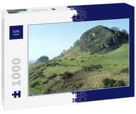 Lais Puzzle - Luftbild über Loudoun Hill in East Ayrshire, Schottland. Hier fand die Schlacht von Loudoun Hill zwischen einer schottischen Streitmacht unter Führung von Robert the Bruce und den Engländern statt - 1.000 Teile