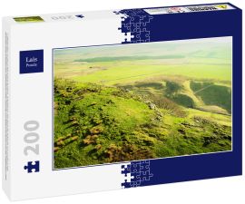 Lais Puzzle - Luftbild über Loudoun Hill in East Ayrshire, Schottland. Hier fand die Schlacht von Loudoun Hill zwischen einer schottischen Streitmacht unter Führung von Robert the Bruce und den Engländern statt - 200 Teile