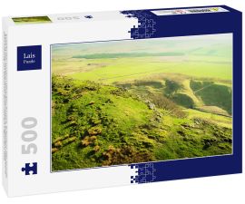 Lais Puzzle - Luftbild über Loudoun Hill in East Ayrshire, Schottland. Hier fand die Schlacht von Loudoun Hill zwischen einer schottischen Streitmacht unter Führung von Robert the Bruce und den Engländern statt - 500 Teile