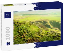 Lais Puzzle - Luftbild über Loudoun Hill in East Ayrshire, Schottland. Hier fand die Schlacht von Loudoun Hill zwischen einer schottischen Streitmacht unter Führung von Robert the Bruce und den Engländern statt - 1.000 Teile