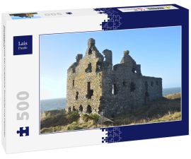 Lais Puzzle - Dunskey Castle bei Portpatrick, Dumfries und Galloway, Schottland - 500 Teile