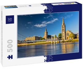 Lais Puzzle - Impression von Inverness und der Greig Street Bridge in Schottland - 500 Teile