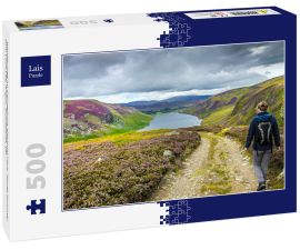 Lais Puzzle - Wanderweg im Cairngorms National Park. Route hinunter zum Loch Lee, Angus, Schottland, UK - 500 Teile