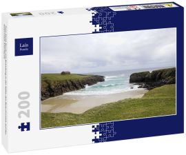 Lais Puzzle - Port Stoth Bucht mit Brandung in der Nähe des Butt of Lewis auf der Insel Lewis and Harris - 200 Teile
