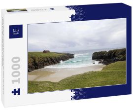 Lais Puzzle - Port Stoth Bucht mit Brandung in der Nähe des Butt of Lewis auf der Insel Lewis and Harris - 1.000 Teile