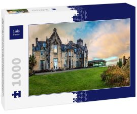 Lais Puzzle - Stonefield Castle bei Sonnenuntergang mit hellen grünen Rasen in der Front und einige kleine Büsche auf der rechten Seite in Argyll und Bute Schottland Vereinigtes Königreich - 1.000 Teile