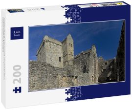 Lais Puzzle - Mittelalterliche Burg im Innenhof, Campbell bei Dollar, Clackmannanshire, Schottland - 200 Teile