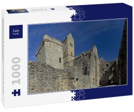Lais Puzzle - Mittelalterliche Burg im Innenhof, Campbell bei Dollar, Clackmannanshire, Schottland - 1.000 Teile