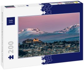 Lais Puzzle - Winterlicher Sonnenaufgang am Schloss Stirling, Schottland - 200 Teile
