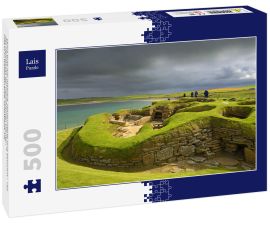 Lais Puzzle - Skara Brae war mehrere Jahrhunderte lang bewohnt - Teil des Herzstücks der neolithischen Orkney - UNESCO-Weltkulturerbe, Schottland, UK - 500 Teile