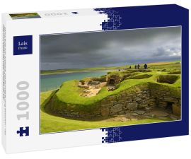 Lais Puzzle - Skara Brae war mehrere Jahrhunderte lang bewohnt - Teil des Herzstücks der neolithischen Orkney - UNESCO-Weltkulturerbe, Schottland, UK - 1.000 Teile