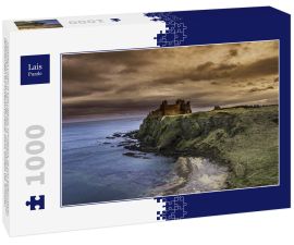 Lais Puzzle - Tantallon Castle in East Lothian, Schottland, ist eine halbzerstörte Klippenfestung aus der Mitte des 14. Jahrhunderts mit historischen Verbindungen zur Douglas-Dynastie, Maria, Königin der Schotten - 1.000 Teile
