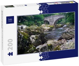 Lais Puzzle - Brücke von Feugh über die Falls of Feugh bei Banchory in Aberdeenshire Schottland - 200 Teile