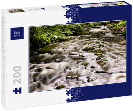 Lais Puzzle - Auldhouse Burn im Rouken Glen Park, Giffnock, East Renfrewshire, Glasgow Südseite, Schottland - 200 Teile