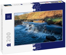 Lais Puzzle - Fluss und Wehr, Fluss Garnock, Kilbirnie, North Ayrshire, Schottland, UK Landschaft - 200 Teile