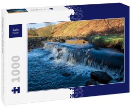 Lais Puzzle - Fluss und Wehr, Fluss Garnock, Kilbirnie, North Ayrshire, Schottland, UK Landschaft - 1.000 Teile