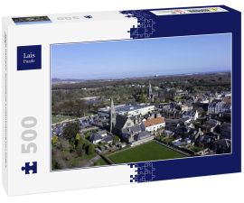 Lais Puzzle - Stadt Dalkeith, Schottland, Luftaufnahme von King's Park - 500 Teile