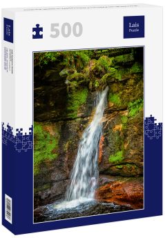 Lais Puzzle - Wasserfall im Kelburn Countrypark in North Ayrshire - 500 Teile