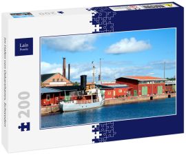 Lais Puzzle - Im Hafen von Oskarshamn, Schweden - 200 Teile
