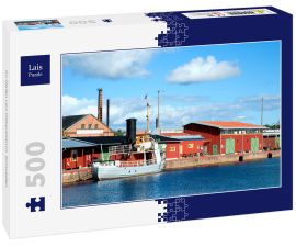 Lais Puzzle - Im Hafen von Oskarshamn, Schweden - 500 Teile