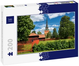 Lais Puzzle - Sommer in Mora im schwedischen Folklorebezirk Dalecarlia - 200 Teile