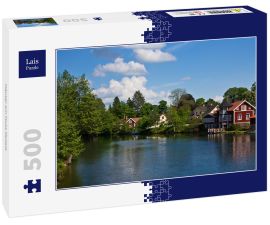 Lais Puzzle - Häuser am Fluss Motala - 500 Teile