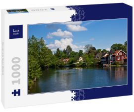 Lais Puzzle - Häuser am Fluss Motala - 1.000 Teile