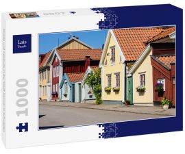 Lais Puzzle - Straße und Gebäude in der Stadt Kalmar in Schweden - 1.000 Teile