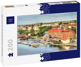 Lais Puzzle - Blick von der Älvsborg-Brücke, Göteborg - 200 Teile
